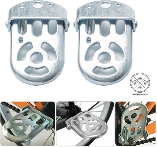 Entergoods® - Voetsteuntjes Fiets - Voetsteun - Fietszitje Achter - Voetensteun Fiets Opklapbaar - 1 paar/2 stuks - Fiets Accessoires - Voetsteun Fiets - Voetsteuntjes Fiets Achterop van Entergoods