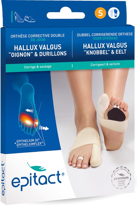 Epitact Hallux knobbel & eelt rechter voet maat s van Epitact