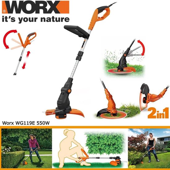 Equivera Kantmaaier - Kantmaaier Elektrisch - Kantmaaier Met Accu Voor In De Tuin - Kantmaaier Met Accu - Grastrimmer - Onkruidborstel Elektrisch van Equivera