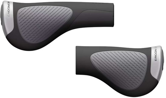 Ergon Gp1 Evo Rohloff/nexus Handvatten Zilver 130 / 100 mm van Ergon
