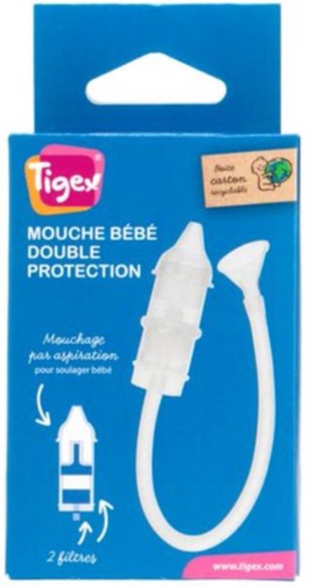 Ergonomische Tigex Excellence Dual-Filter Nasale Aspirator- 0m+ 0+ maanden van Ergon