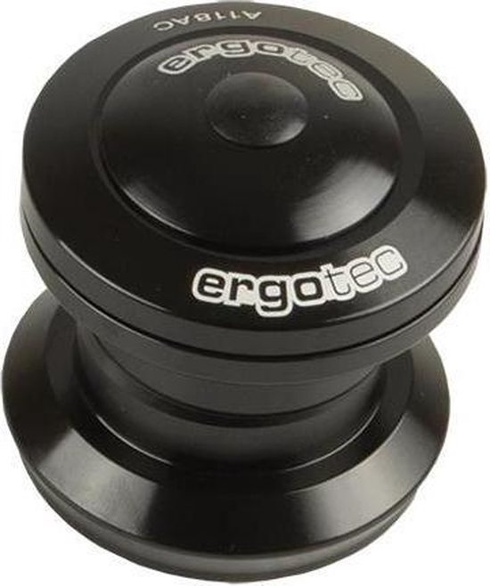 Ergotec Balhoofdstel 27,4mm Draadloos 1 1/8 Inch Alloy Zwart van Ergotec