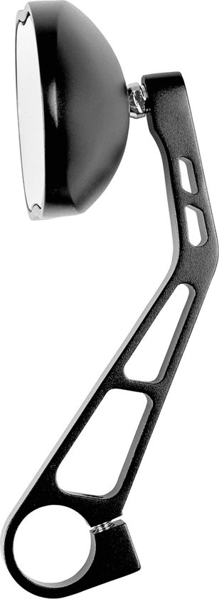 Ergotec Spiegel Klein M-88 Kort Aluminium zwart