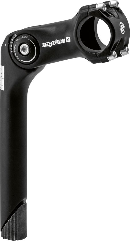 Ergotec Stuurpen Octopus 2 Tube 25.4/31.8 180/90 Zwart van Ergotec
