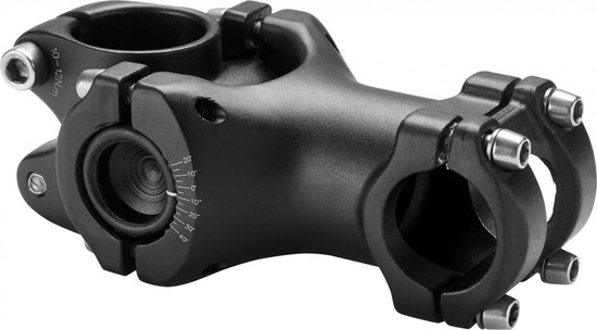 Ergotec Stuurpen Swell Eco 80mm 1 1/8 Inch Ø25.4 -20°/+40° - Zwart van Ergotec