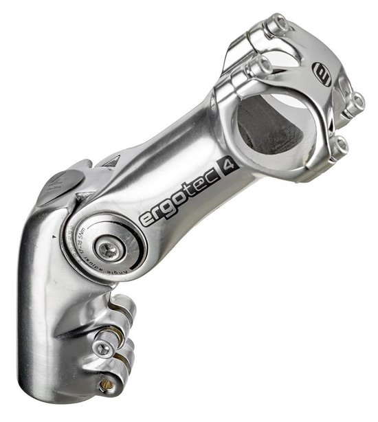 Ergotec Stuurpen Voorbouw Verstelbaar Octopus 2 28,6/110/31,8mm Zilver van Ergotec