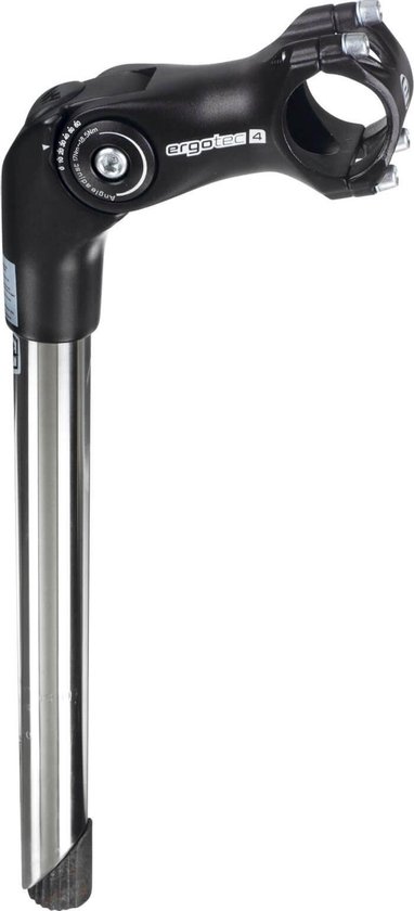 Ergotec - Verstelbare stuurpen - Ø 25,4 mm / 31,8 mm - Zwart