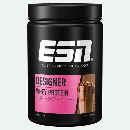 ESN Designer Whey Protein Poeder, Melkchocolade, 908 g van Merkloos