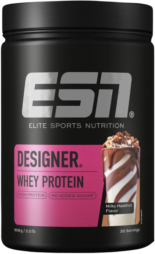 ESN Designer Whey Protein Poeder, Milky Hazelnut, 908 g