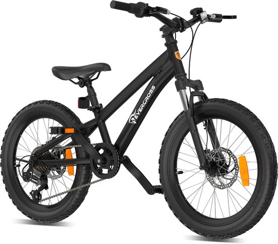 EVERCROSS EM5 20 Inch Kinder Mountainbike - 7 Versnellingen - Lichtgewicht (15 kg) - Dubbele Schijfremmen - Voorvering - Voor Jongens en Meisjes (120-160 cm)