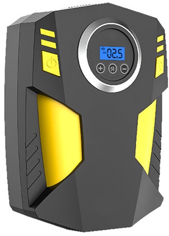 EXCITAT Luchtcompressor - 12V compressor - Autobandenpomp - Draagbare - Voor autobanden en andere opblaasbare artikelen