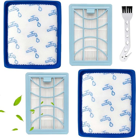 Expert vervangingsfilter, 2 stuks, herbruikbaar schuim, compatibel met Philips PowerPro Expert, voor zakloze stofzuigers uit de serie 7000, met reinigingsgereedschap