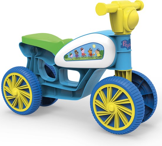 Fabrica De Juguetes Chicos Peppa Pig Ride-on Mini Loopfiets Geel,Blauw Jongen van Fa