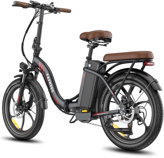 Fafrees 25AH Elektrische vouwfiets – E-Bike - 20 x 3.0 Inch Dikke Banden - Maximaal bereik 150 km - Shimano 7 versnellingen - 20 Inch opvouwbare City Commuter E-Bike – Elektrische stadsfietsen– Zwart