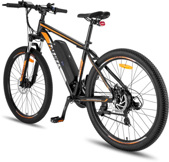 Fafrees 27,5 inch Elektrische Mountainbike - 250W Motor - Shimano 21 versnellingen - Mechanische Schijfremmen - Elektrische Fiets– Roestbestendige aluminiumlegering – 15AH –IPX4 Stadsfiets –Trekkingfiets –Zwart