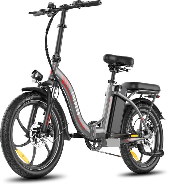 Fafrees F20+ Elektrische Fiets - 250W Motor - 36V 20Ah Accu - 20x3" Banden - 90km Bereik - 25 km/u Snelheid - Grijs van Merkloos