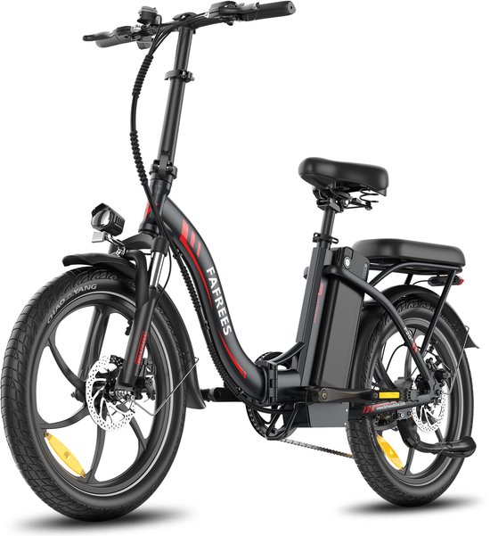 Fafrees F20+ Elektrische Fiets - 250W Motor - 36V 20Ah Accu - 20x3" Banden - 90km Bereik - 25 km/u Snelheid - Zwart