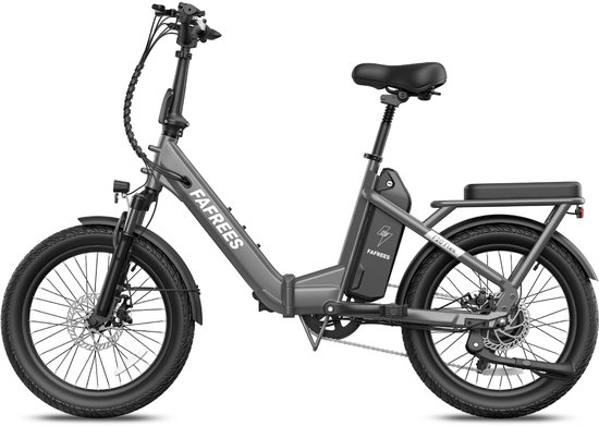 FAFREES F20 Flex Opvouwbare Elektrische Fiets – 36V 25Ah Accu, 120km Bereik, 7-Speed Shimano, Dubbel Geveerd, Torque Sensor – Zwart