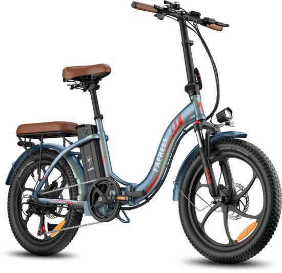 Fafrees F20 Pro Opvouwbare Elektrische Fiets – 250W Motor, 36V 20Ah Accu, 120km Bereik, 7-Speed Shimano, Dubbel Geveerd – Chameleon Lak