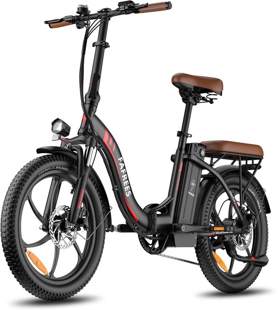 Fafrees F20 Pro Opvouwbare Elektrische Fiets – 250W Motor, 36V 20Ah Accu, 120km Bereik, 7-Speed Shimano, Dubbel Geveerd- Zwart