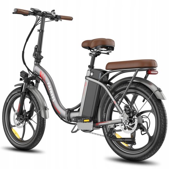 Fafrees F20+ Pro Opvouwbare Elektrische Fiets – 36V 25Ah Accu, 120km Bereik, 7-Speed Shimano, 20"x3.0" Banden – Grijs van FAFREES