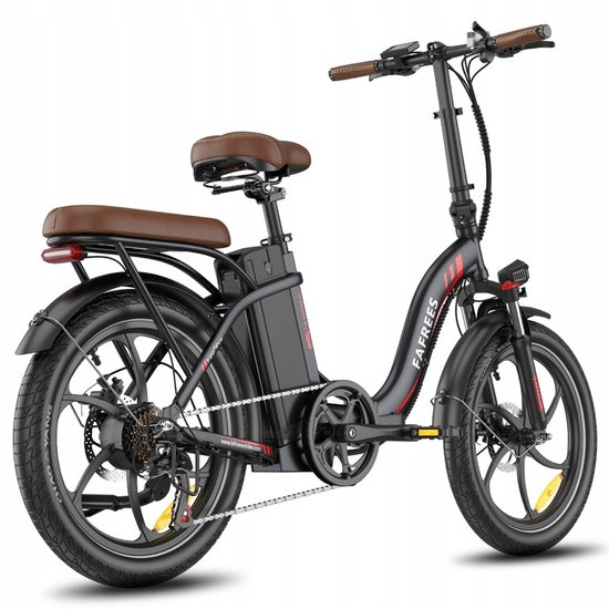 Fafrees F20+ Pro Opvouwbare Elektrische Fiets – 36V 25Ah Accu, 120km Bereik, 7-Speed Shimano, 20"x3.0" Banden – Zwart van FAFREES