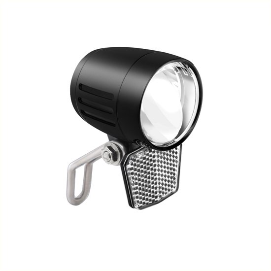 Falkx LED koplamp voor e-bike - 20 Lux - waterdicht - aluminium - zwart van Falkx