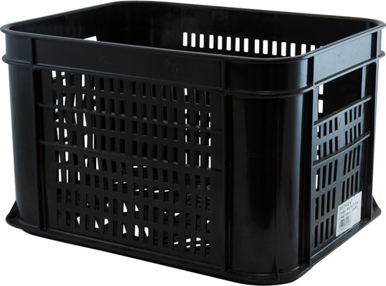 Falkx Zwarte PVC krat - 30L - Duurzaam en waterbestendig - 40x30x25 cm van Falkx