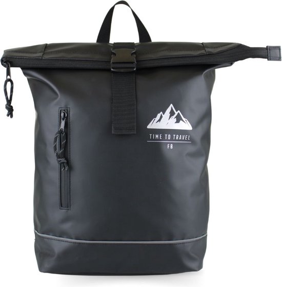 Fana Bags Fietsrugzak Zwart - Laptop Rugtas - Werktas/Rugzak - Enkele Fietstas - Rugzak met Fietshaken van Fana Bags