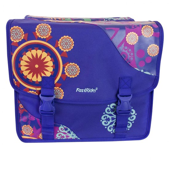 Fast Rider Indra - Dubbele Fietstas - 28.5 l - Blauw