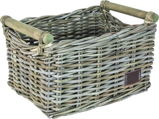 Fastrider Bamboo Rotan Fietsmand - Naturel - 17L - Handgemaakt van FastRider