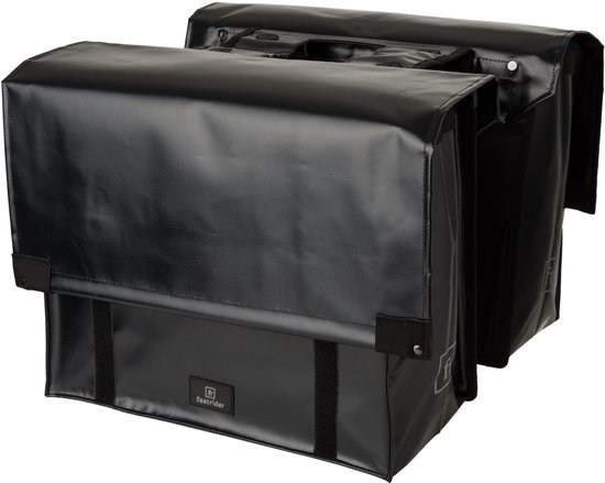 Fastrider Cargo Tarpaulin Dubbele Fietstas Zwart - 46L van Merkloos