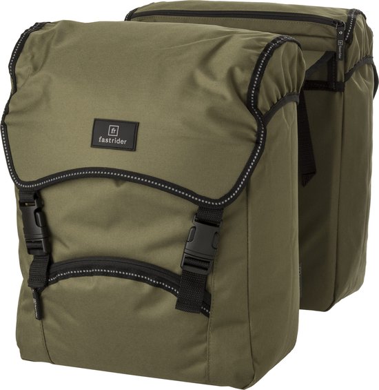 Fastrider Fastrider Unibag Traffic Dubbele Fietstas Basics - Groen - 28L van FastRider