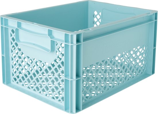 Fastrider Fietskrat Medium - Licht Blauw - 22L van FastRider