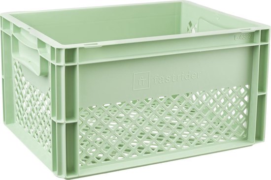 Fastrider Fietskrat Medium - Mint Groen - 22L van FastRider