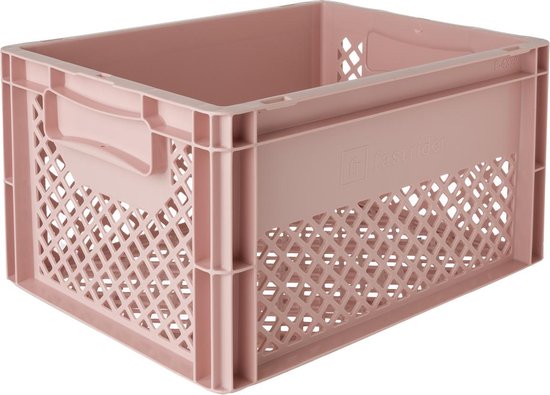 Fastrider Fietskrat Medium - Oudroze - 22L van FastRider