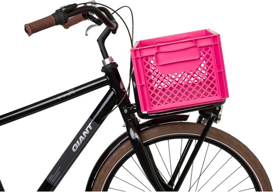 Fastrider Fietskrat Medium - Roze - 22L