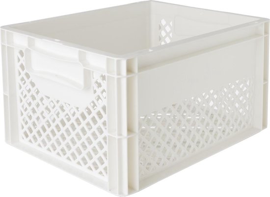 Fastrider Fietskrat Medium - Wit - 22L van FastRider