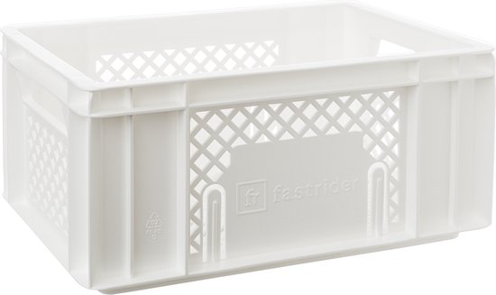 Fastrider Fietskrat Small - Wit - 8L