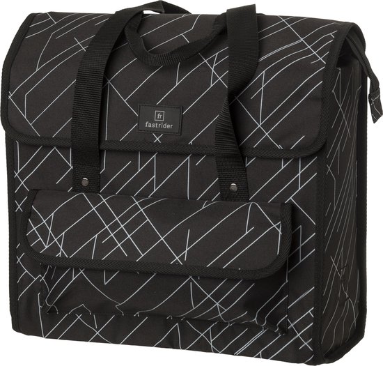 Fastrider Lasse Luxe Shopper Enkele Fietstas Basics - Veelkleurig - 23L - Waterafstotend van FastRider