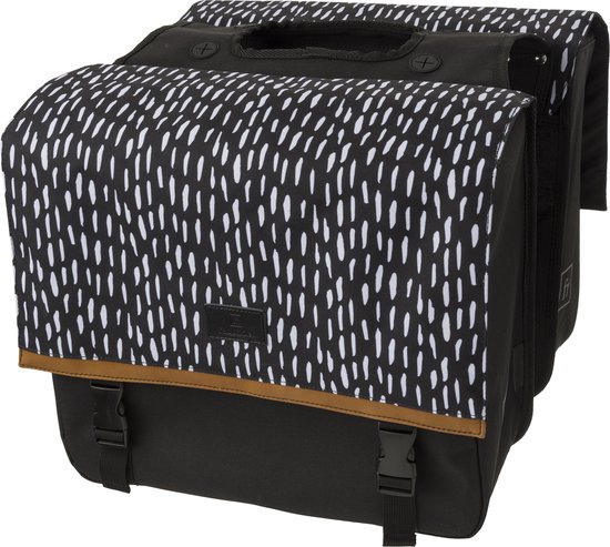 Fastrider Nara Dubbele Fietstas Zwart - 33L - MIK van Merkloos