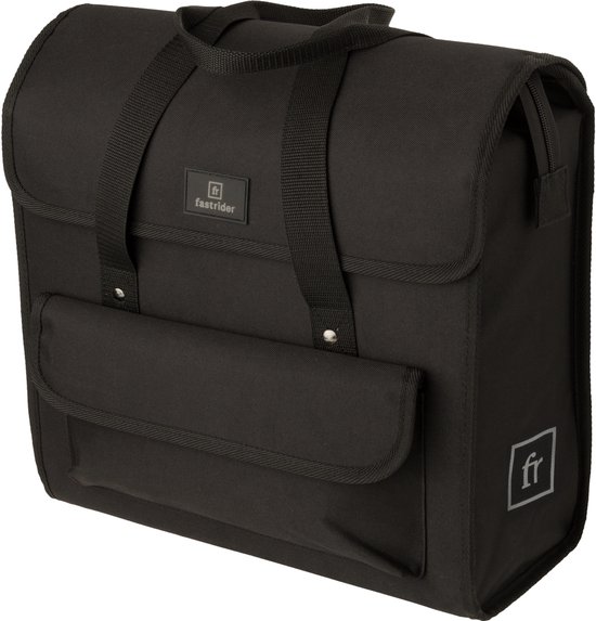 Fastrider Shopper Luxe Enkele Fietstas Zwart - 23L van FastRider