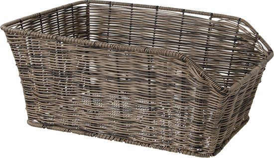 Fastrider Sverre - Achterdrager Fietsmand - Kunststof riet - 30 liter - Bruin van FastRider