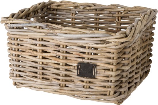 Fastrider Zeno Rotan Fietsmand - Naturel - 8L - Handgemaakt