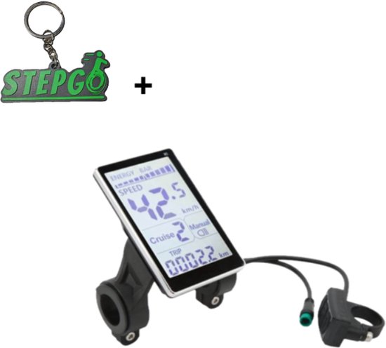 fat bike - display - ouxi v8 - scherm - fietscomputer - elektrische fiets display - c80 ouxi scherm M5 cherm van Merkloos
