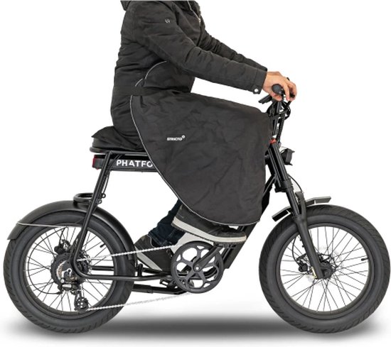 Fatbike beenkleed zwart Stricto van Dresco