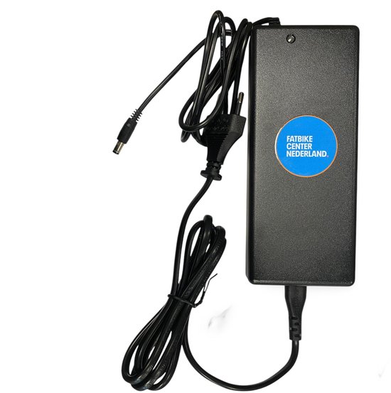 Fatbike Oplader 54.6V 2A – 1-Pins Aansluiting | Geschikt voor OUXI, QMWheel, La Souris, Cross Boss, E-Father, ESMaster, Doppio, Phatfour, MATE, Roxx en meer van Trendiam.