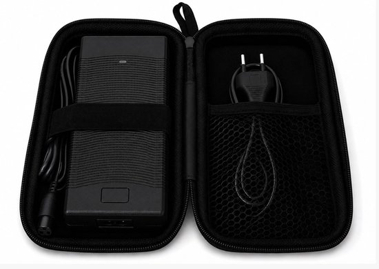 Fatbike Snellader 48V 54.6V 3A GX16 3-Pins (12 mm) + Waterafstotende Opberghoes - Geschikt voor OUXI V20, V20 Pro, V30, S20 Pro, QMWheel, La Souris, Crossboss