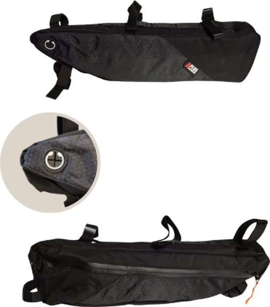 Fatbike/e-bike frametas 4l aplus - zwart van APlus