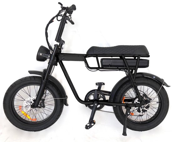 FATVOLT EB2 Fatbike - 20 inch - 250W motor - zwart van Merkloos